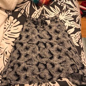 Spaghetti strap, open-back crop top